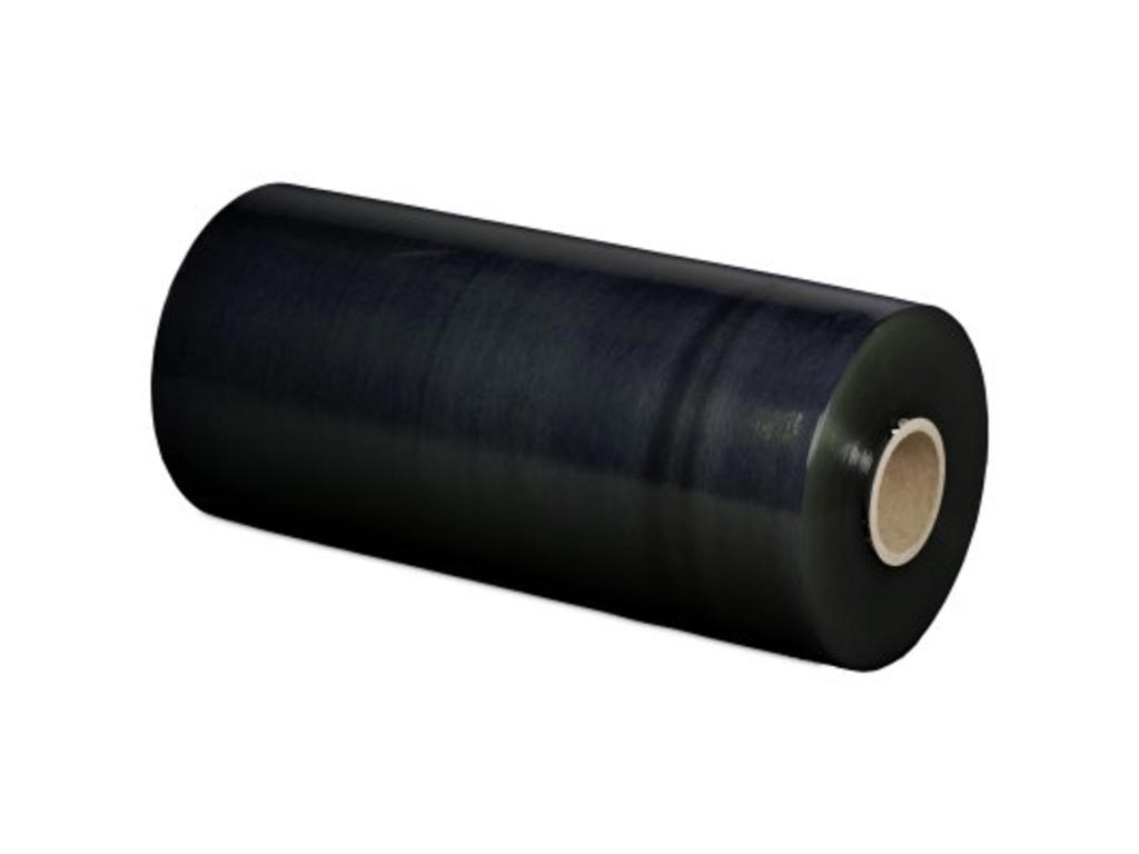 Maskinstrækfilm 500mmx1800m 20 mic sort