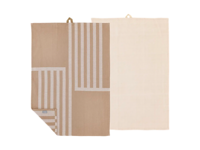 Södahl Viskestykker 50 x 70 cm 2 stk i warm taupe, Reflection
