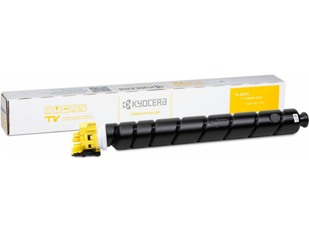 Kyocera toner TK-8375Y gul, 20000 sider