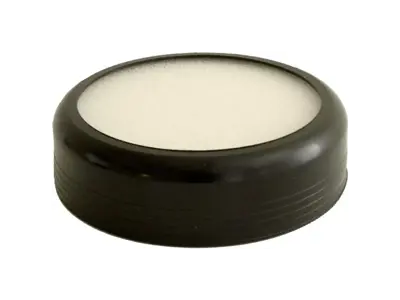 Fingerfugter 80 mm, sort kop med hvid svamp