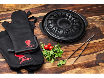 Weber Style grillpakke med stegt-flæsk-holder
