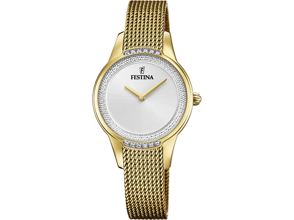 Festina Svarovski Dameur med meshlænke