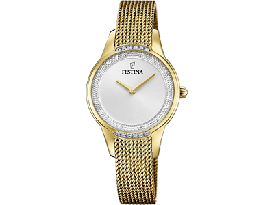 Festina Svarovski Dameur med meshlænke