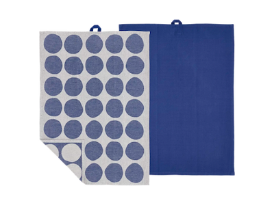 Södahl Viskestykker 50 x 70 cm 2 stk i royal blue, Bubbles