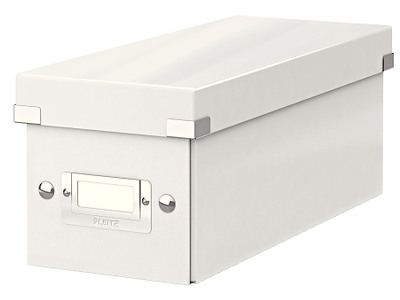 Opbevaringskasse Leitz WOW CD hvid