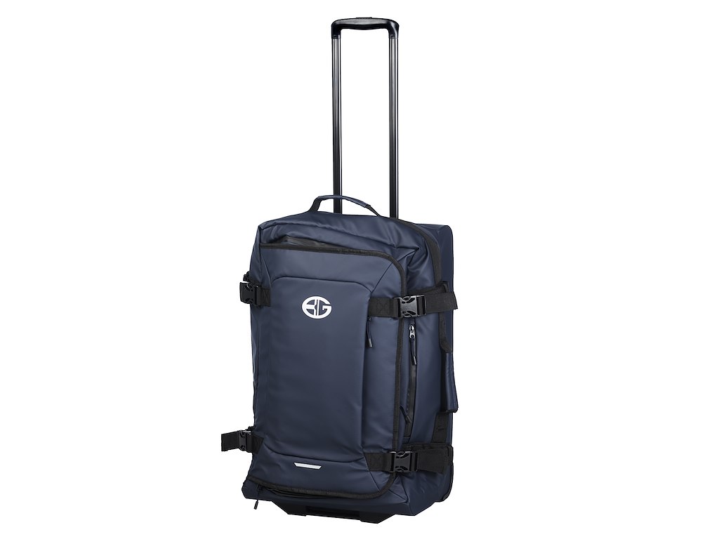 Bon Gout Large duffelbag i polyrattan - Navy