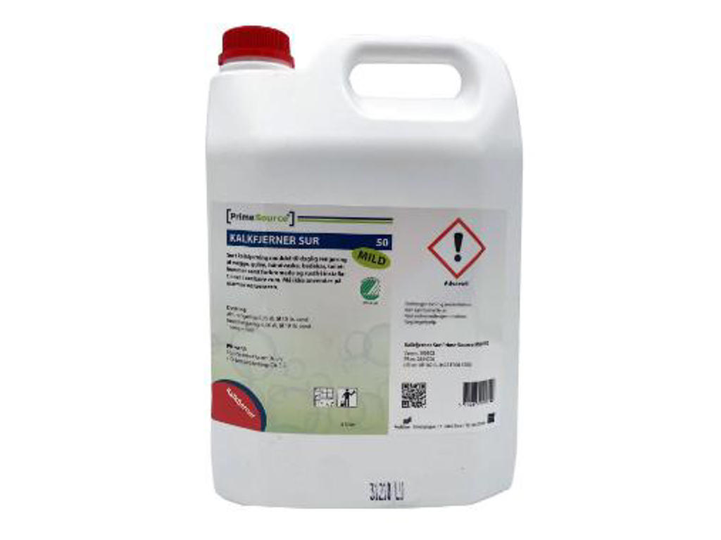 Kalkfjerner Prime Source Mild 50 Stærkt Sur 5 liter