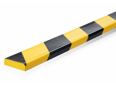 Vægbeskytter Durable S10 1m sort/gul