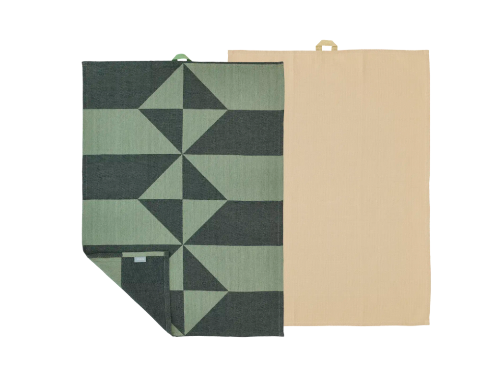Södahl Viskestykker 50 x 70 cm 2 stk i hedge green, Twist
