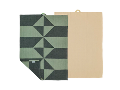 Södahl Viskestykker 50 x 70 cm 2 stk i hedge green, Twist