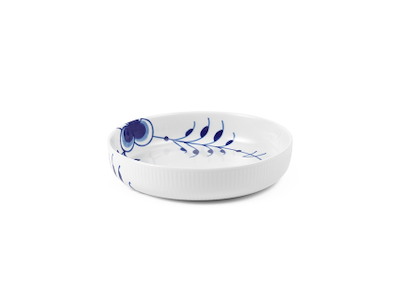 Royal Copenhagen Blå Mega riflet ovnfast fad 18,5 cm
