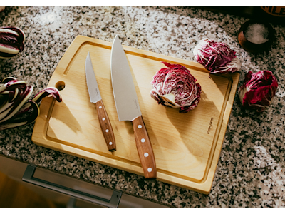 Fiskars Folkens knivsæt - Tomatkniv på 12 cm og Kokkekniv på 20 cm
