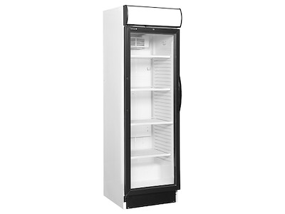 Displaykøleskab 345ltr Hvid m/lystop 2-1