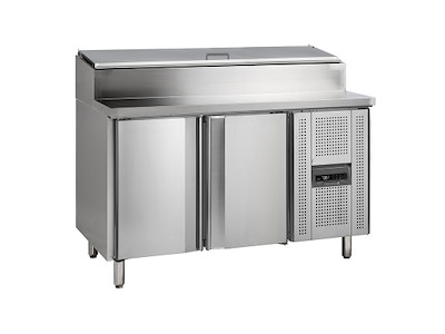 Saladette 2 låger GN1/1 opsats: 7xGN1/3