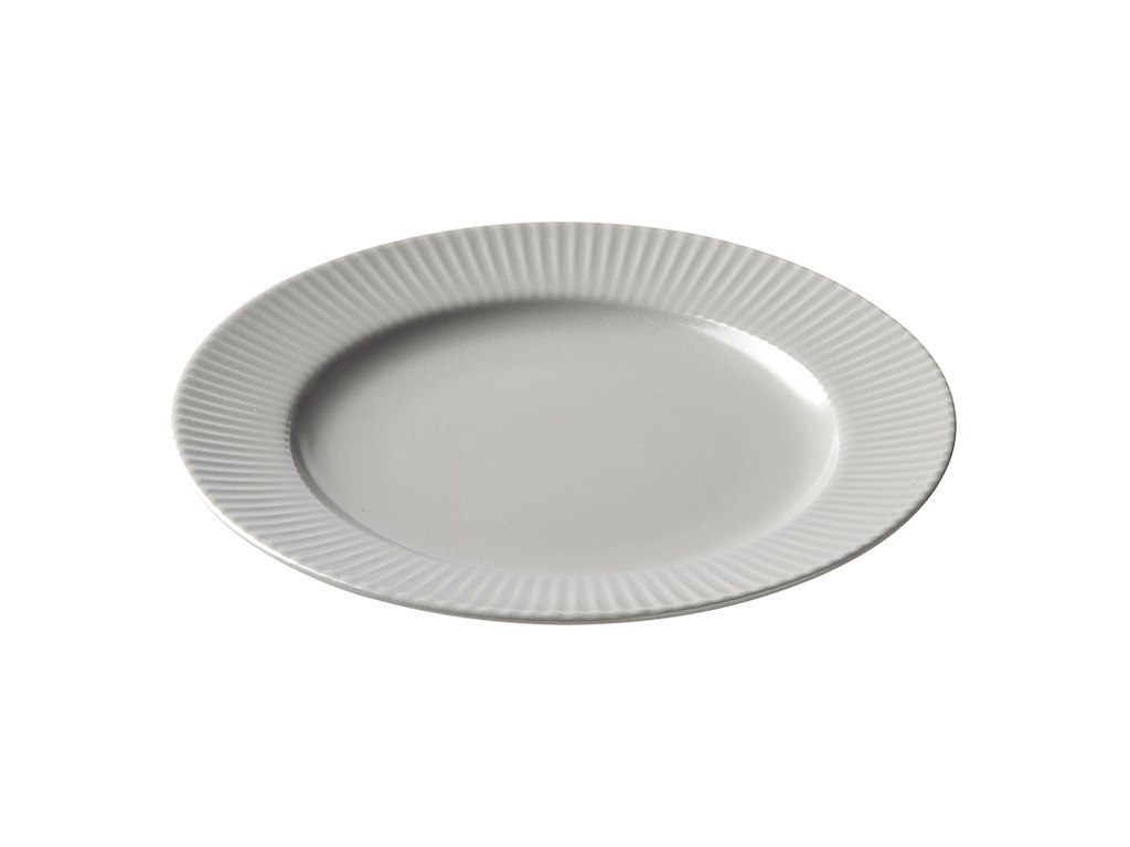 Tallerken Ø21 cm Groovy Grå