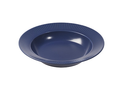 Tallerken dyb Ø23 cm Groovy Blå
