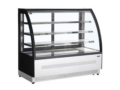Kølemontre Display 277ltr 3 hylder Buet