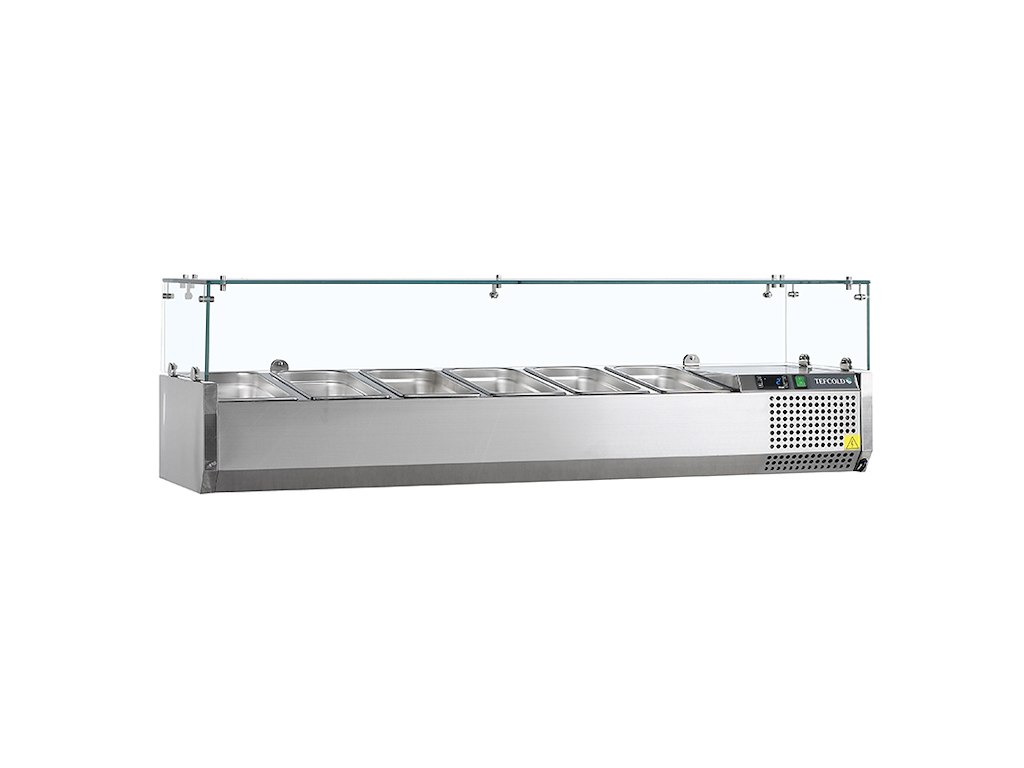 Køleopsats 6x1/4 GN m/Glas top