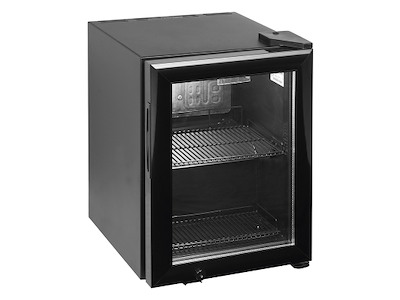 Displaykøleskab 20 ltr. Bord Sort 2-10C