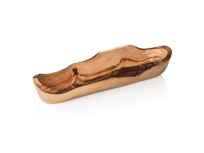 Skål Oval Oliventræ 35x9x9cm