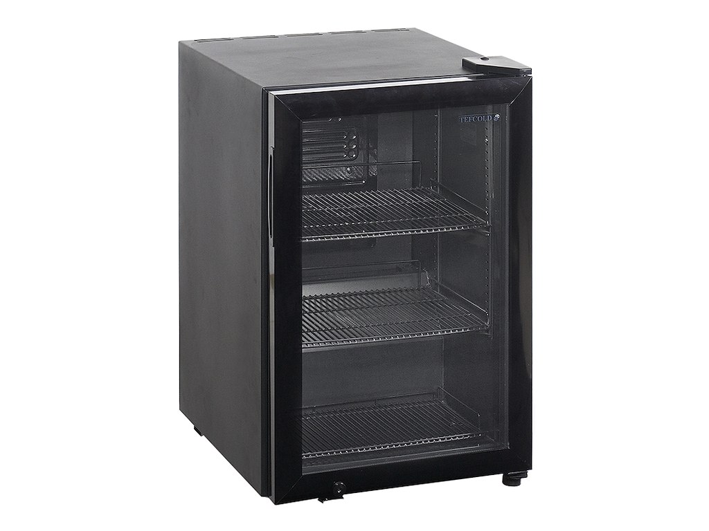 Displaykøleskab 58 ltr. Bord Sort 2-10C