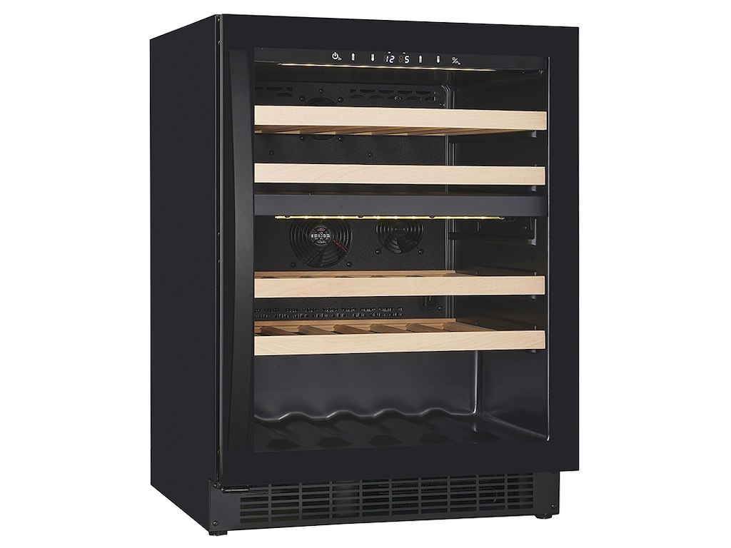 Vinkøleskab 39 fl. 119 l. 2 zoner Sort