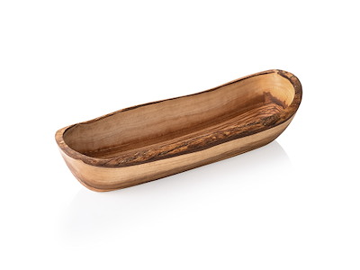 Skål Oval Oliventræ 26x8x8cm