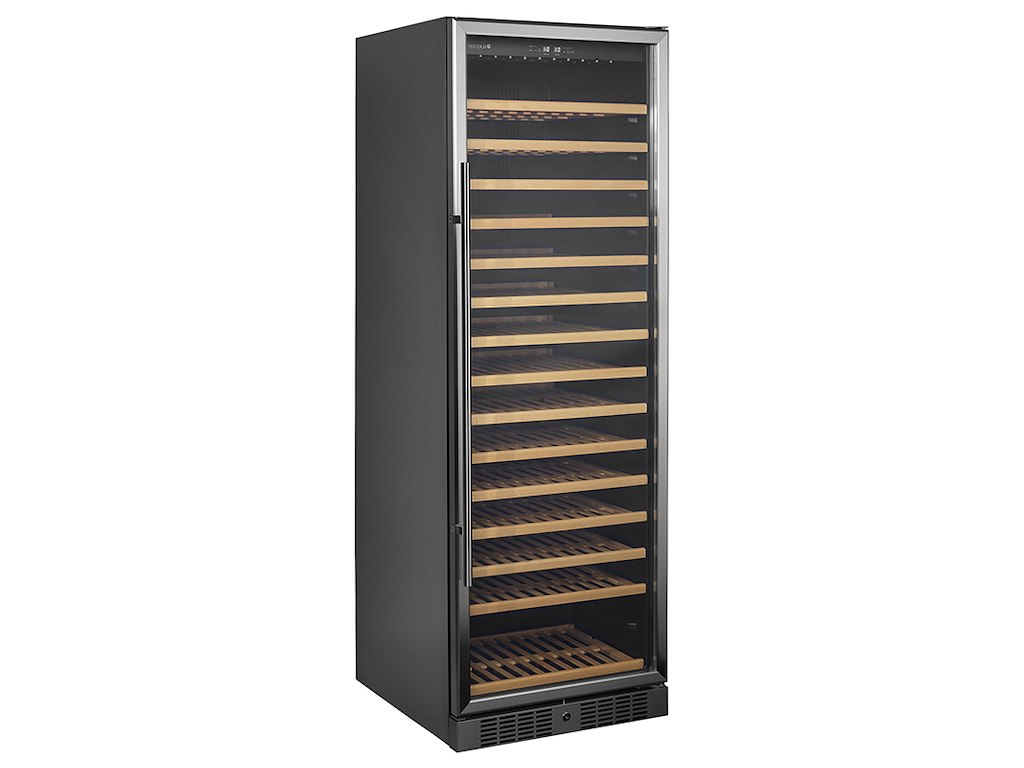 Vinkøleskab 350 ltr. Sort 5-18C