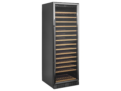 Vinkøleskab 350 ltr. Sort 5-18C