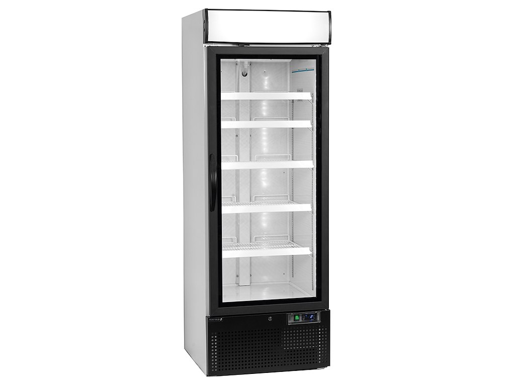 Displaykøleskab 412ltr Hvid m/lystop 2-8
