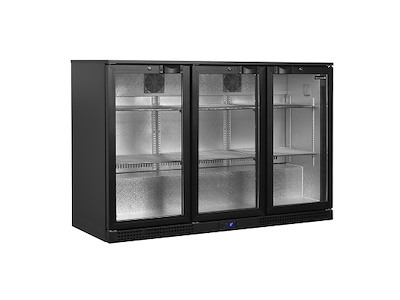 Backbar 3 låger Sort 288ltr