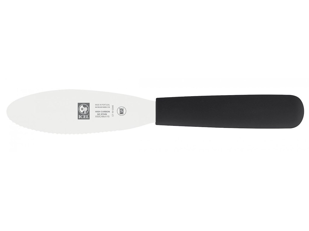Smørekniv 11 cm Icel m/bølgeskær