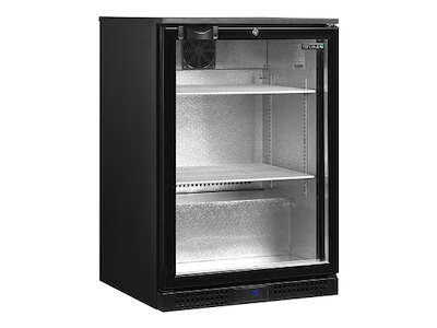 Backbar 1 låge Sort 115 ltr.
