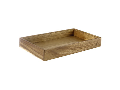 Buffetboks Melamin Trælook 2/4GN 4,5cm 