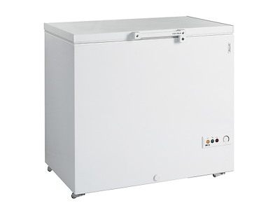Kummefryser 273 ltr Hvid m/hjul og lås