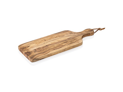 Skærebræt Oliventræ 30x15x2cm m/håndtag