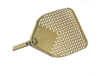 Pizzaspade Ø33 cm perf. 150 cm Gold