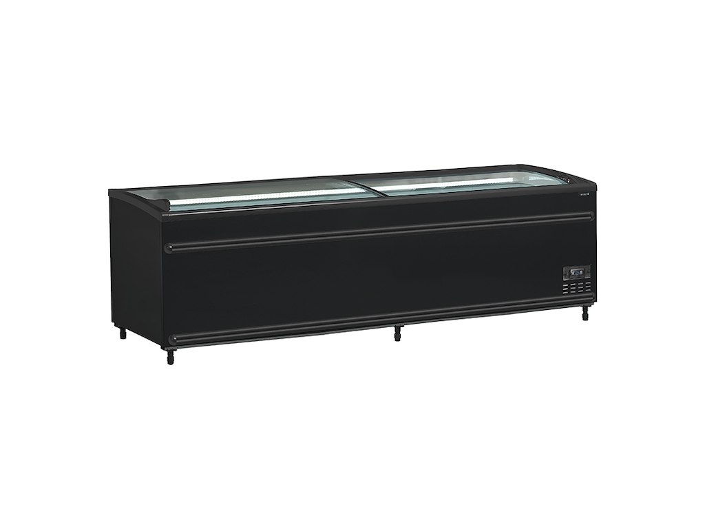 Kummefryser/køler Display 718ltr Sort