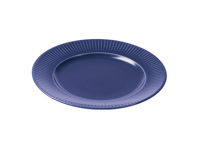 Tallerken Ø21 cm Groovy Blå