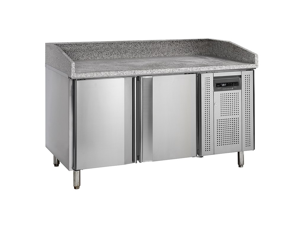 Pizzabord 2 låger m/bagkant 370 ltr