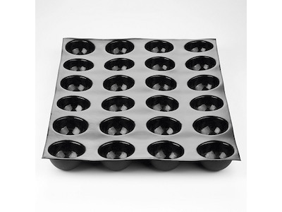 Bageform 600x400 mm 24 stk. Semisphere