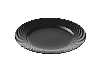 Tallerken Ø21 cm Groovy Sort