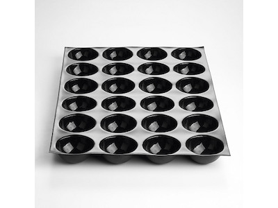 Bageform 600x400mm 130ml 24stk Semispher