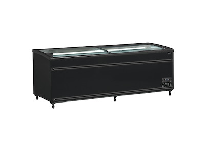 Kummefryser/køler Display 584ltr Sort