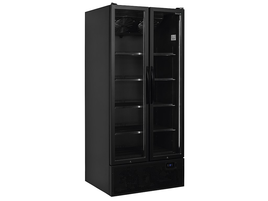 Displaykøleskab 2 døre Sort 535 ltr 