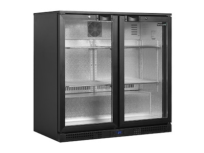 Backbar 2 låger Sort 188 ltr 900x520x900
