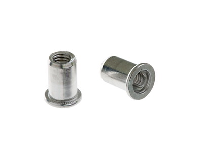 Nittemøtrik Aluminium med standard hoved