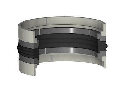 Stempelpakning 63x47x20,5mm dobb