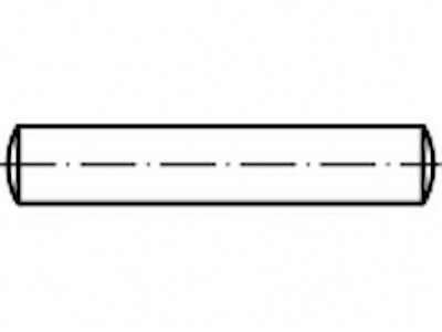 Cylindrisk stift 5,0x32mm hærdet tol m6