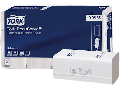 Håndklædeark H5 pk/410ark, 12 pk.